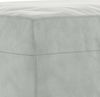 vidaXL Fußhocker Hellgrau 70x55x41 cm Samt 349317 Bild 5
