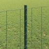vidaXL Eurozaun mit Pfosten 25 x 0,8 m PVC-beschichteter Stahl Grün 3336026 Bild 4
