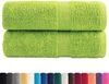 vidaXL Premium Waschhandtücher SOLUND 2 Stück Apfelgrün 30x30 cm 600 g/m² 137491 Bild 2