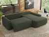 Ecksofa, L-förmiges, lose Kissen, DL-Schlaffunktion, (H 100 x T 187 x B 273 cm) - CUBO L - Boucle Grün - rechte Seite Bild 4