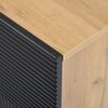 Sideboard aus Spanplatte mit 2 Schubladen & 4 Türen, 140x40x70 cm, Eichefarben Bild 5
