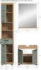 Xonox Scout Badkombination (B/H/T: 112x191x34 cm) in Salbei und Artisan Eiche Nachbildung Bild 4