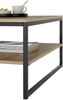 Couchtisch >Cube< in Evoke Eiche Dekor, schwarz - 75x40x75cm (BxHxT) Bild 4