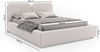 Selsey 'Comoves' Polsterbett 160x200 mit Chenillebezug und LED, Hellgrau Bild 4
