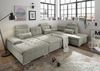 U-Form Sofa mit Schlaffunktion und Bettkasten - Stone - Medan XXL Bild 2