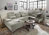 U-Form Sofa mit Schlaffunktion und Bettkasten - Stone - Medan XXL Bild 3