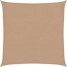 vidaXL Sonnensegel 160 g/m² Taupe 2x2 m HDPE 311382 Bild 2