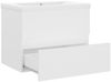 vidaXL Waschbeckenunterschrank mit Einbaubecken Weiß Spanplatte [3071540] Bild 3