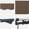 vidaXL Ausziehbare Markise Taupe 500 x 300 cm Polyester und Aluminium 3426335 Bild 4