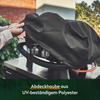 BURNHARD® Grill Beistellwagen Black Edition mit Edelstahl-Arbeitsfläche inkl. Regalböden, Grilltisch, 4 Soft-Close Schubladen, Vollgummi-Rollen – kompatibel mit EARL & FRED Gasgrills - Black Edition inkl. Regalboden - #946467 Bild 5