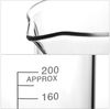 FELIXLEO Messbecher Glas Messbecher 25 50 100 200ml Abgestuft Labor Küche, (4-St) Bild 4