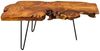 LebensWohnArt Couchtisch Extravaganter Teak-Couchtisch ALBERO 100cm natur Baumscheibe Bild 4