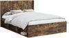 vidaXL Bettgestell mit Stauraum und Kopfteil 2 Stk. Holzwerkstoff 3413857 Bild 2