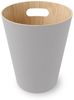 Umbra Woodrow Abfalleimer, Mülleimer, Kosmetikeimer, Badeimer, Papierkorb, Holz, Grau, 7,5 L, 082780-918 Bild 3