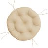 vidaXL Kissen Rund Beige Ø 60 x 11 cm Oxford-Gewebe 361943 Bild 2