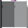 vidaXL Seitenmarkise Ausziehbar Schwarz 200x600 cm 4004549 Bild 5