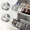 Schuhschrank 80 x 23,5 x 131 cm mit 3 drehbaren Schuhregalen und Kippsicherung Bild 4