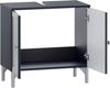 Schildmeyer Waschbeckenunterschrank Jesper, Holzwerkstoff, Nachtblau, 60,2 x 32 x 58,5 cm Bild 3