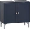 Schildmeyer Waschbeckenunterschrank Jesper, Holzwerkstoff, Nachtblau, 60,2 x 32 x 58,5 cm Bild 2