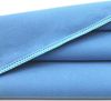 Mikrofaser Handtuch Set Badetuch Groß Klein 160x80cm 80x40cm Blau Bild 2