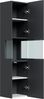 Badmöbel Set Taifun 3tlg. 70 cm mit LED Spiegel & Hochschrank Grafit : Grafit Bild 5