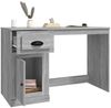 vidaXL Schreibtisch mit Schublade Grau Sonoma 115x50x75cm 816478 Bild 5