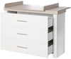 roba Wickelkommode 'Lucy' mit Wickelansatz - Soft-Close - Wickelhöhe 90 cm- Weiß / Luna Elm Bild 2