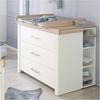 roba Wickelkommode 'Lucy' mit Wickelansatz - Soft-Close - Wickelhöhe 90 cm- Weiß / Luna Elm Bild 4
