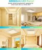 ZMH LED Panel Deckenleuchte Wohnzimmer 60*60CM 40W flach 3000K Bild 2