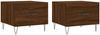 vidaXL Couchtische 2 Stk. Braun Eichen-Optik 50x50x40 cm Holzwerkstoff 829395 Bild 2