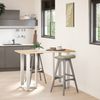 vidaXL Bartischbeine T-Form 2 Stk. Weiß 60x35x(90-91) cm Stahl 4013081 Bild 3