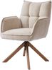 Armlehnstuhl >Marilla< (2er-Set) drehbar, Federkern, Chenille beige - 59x86x65 (BxHxT) Bild 3