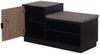 HTI-Living Garderoben-Set Dana mit Schuhbank Schwarz, (Set, 2-St, 1 Garderobenpaneel mit Spiegel, 1 Schuhbank), Garderobenpaneel Spiegel Schuhregal mit Sitzkissen Bild 3