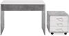 Schreibtisch >Olli< in Beton - 106x75x75cm (BxHxT) Bild 3