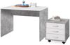 Schreibtisch >Olli< in Beton - 106x75x75cm (BxHxT) Bild 2
