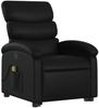 vidaXL Massagesessel mit Aufstehhilfe Schwarz Kunstleder 3204047 Bild 3
