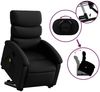 vidaXL Massagesessel mit Aufstehhilfe Schwarz Kunstleder 3204047 Bild 5