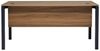 Schreibtisch Tetra, 160 x 80 x 75 cm, Nussbaum Dekor/anthrazit RAL 7016 inkl. Kabelkanal Bild 4