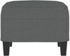 vidaXL Fußhocker Dunkelgrau 60 x 50 x 41 cm Stoff [349328] Bild 4