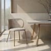 Esszimmerstuhl Annam 2er-Set aus Boucle-Stoff - mit Metallgestell, Beige Bild 2