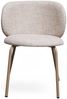 Esszimmerstuhl Annam 2er-Set aus Boucle-Stoff - mit Metallgestell, Beige Bild 5