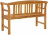 vidaXL Gartenbank, Massivholz Akazie natur, 114 x 46 x 82 cm Bild 4