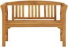 vidaXL Gartenbank, Massivholz Akazie natur, 114 x 46 x 82 cm Bild 2