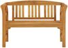 vidaXL Gartenbank, Massivholz Akazie natur, 114 x 46 x 82 cm Bild 2