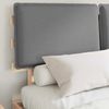 vidaXL Bettgestell mit gepolstertem Kopfteil Hellgrau 160 x 200 cm 877264 Bild 3