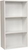 furni24 Breites Bücherregal mit 3 Fächern, Holzregal, Würfelregal, Aufbewahrungsregal, weiß, 60 x 31 x 115h Bild 2