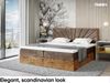 MEBLINI Boxspringbett LOFTY 7 180x200 cm mit Bettkasten - H4/Braun Samt Polsterbett - Doppelbett mit Topper & Taschenfederkern-Matratze Bild 3
