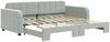 vidaXL Tagesbett Ausziehbar Hellgrau 90x190 cm Samt 3196942 Bild 2