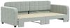 vidaXL Tagesbett Ausziehbar Hellgrau 90x190 cm Samt 3196942 Bild 3