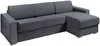 Vente-unique - CALITO Sofa Stoff GrauGrau - B 223 cm152 cm x H 93 cm x L 298 cm Bild 2